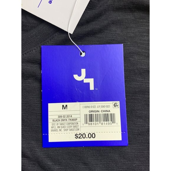 JoyLab Womens Activewear Black Short-Sleeve Cropped Boxy Fit T-Shirt Size Medium - Picture 8 of 10